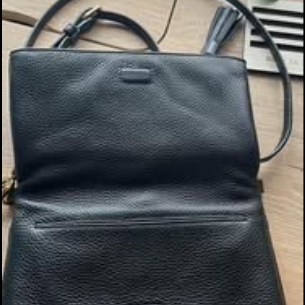 Tory Burch Thea leather fold over crossbody bag